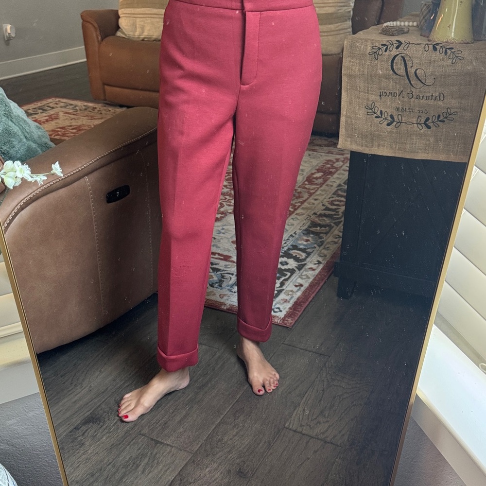 Ann Taylor Crimson Slacks